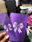 Bow Dashboard/Bookmark Duo- Purple