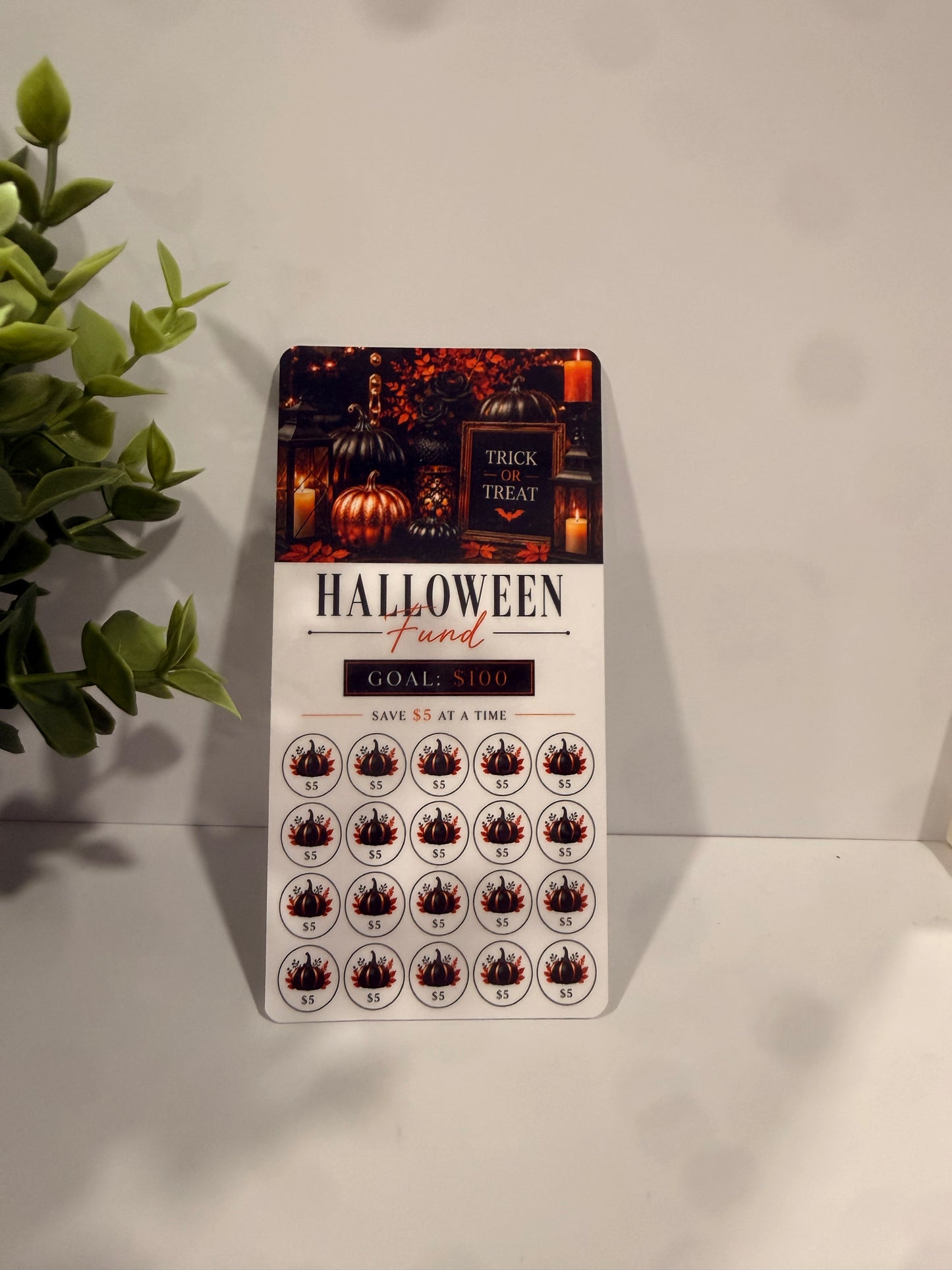 Halloween Fund Savings Challenge