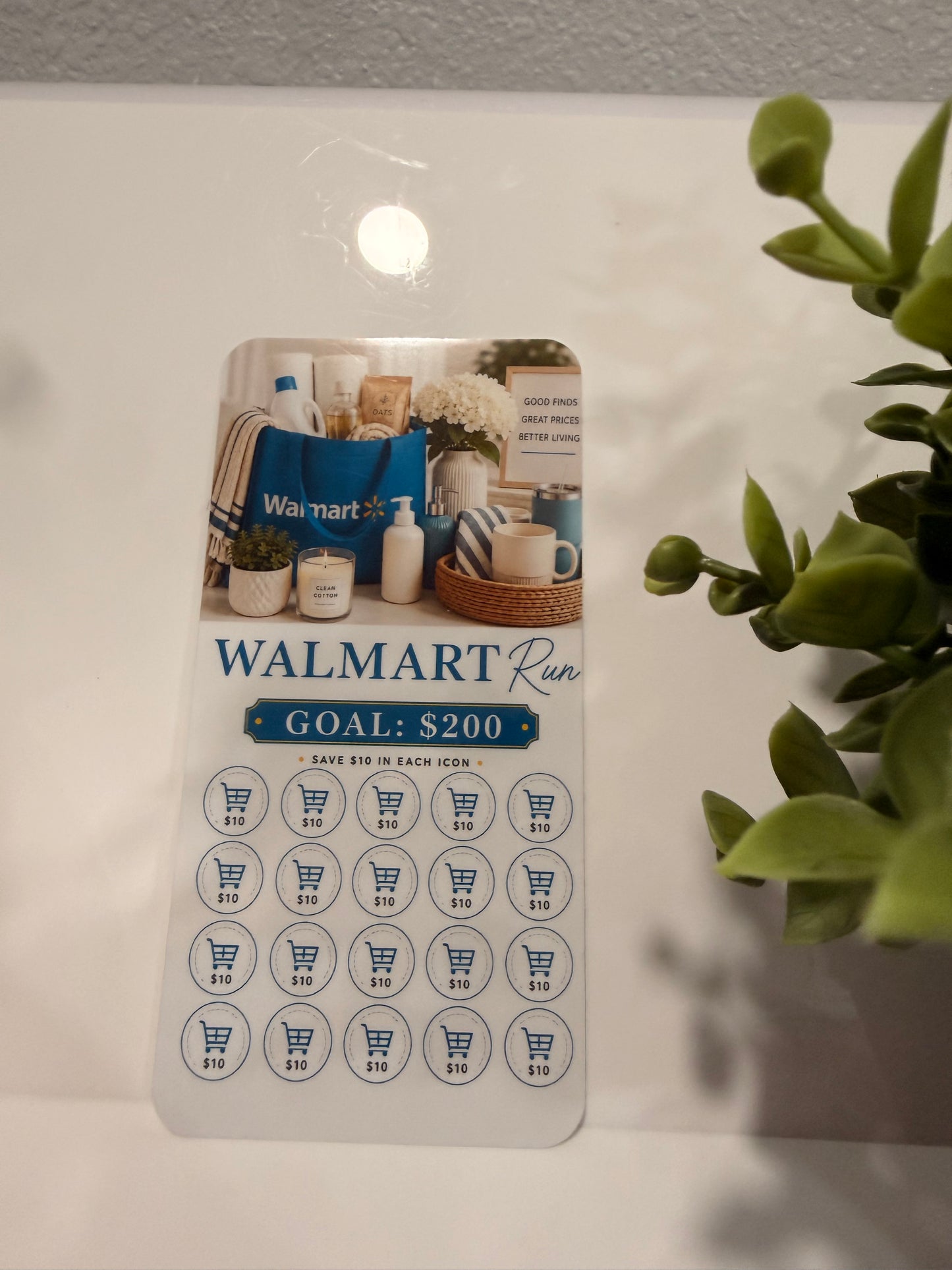 Walmart Run Savings Challenge