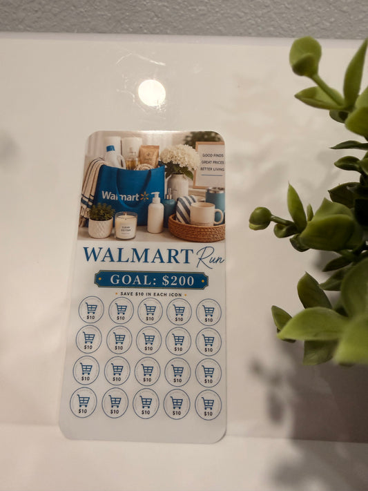 Walmart Run Savings Challenge