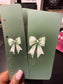 Bow Dashboard/Bookmark Duo- Green