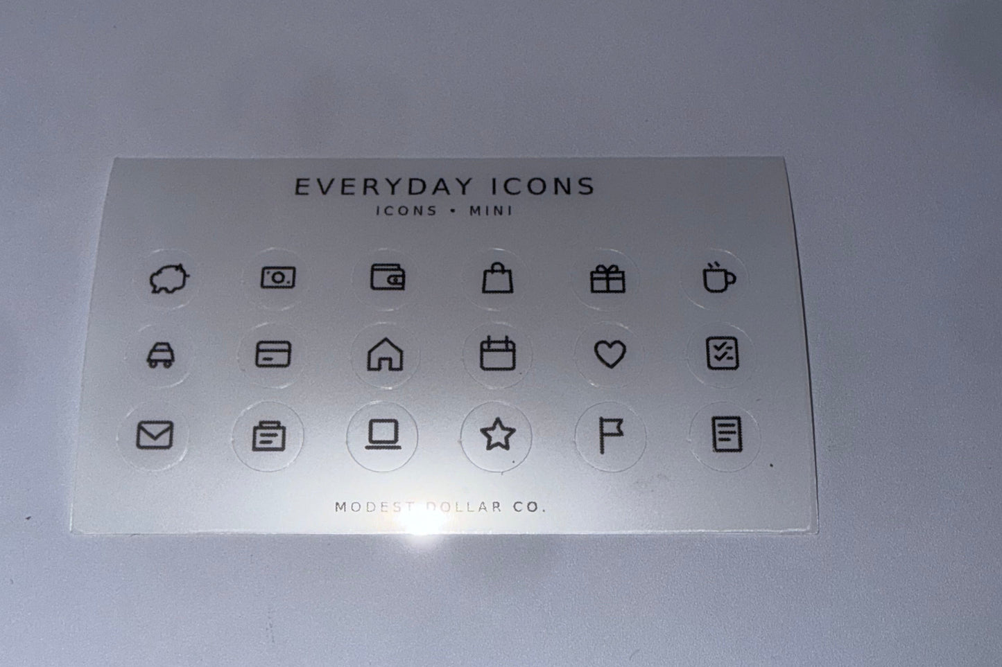 Everyday Mini Icon Stickers