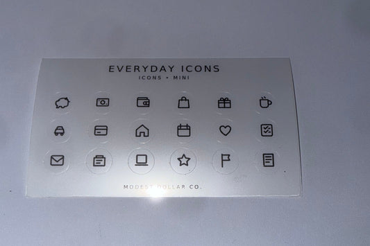 Everyday Mini Icon Stickers