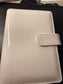 The Haze | A6 Personal Patent Leather Budget Binder with Gold Rings