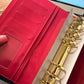 The Haze | A6 Personal Patent Leather Budget Binder with Gold Rings
