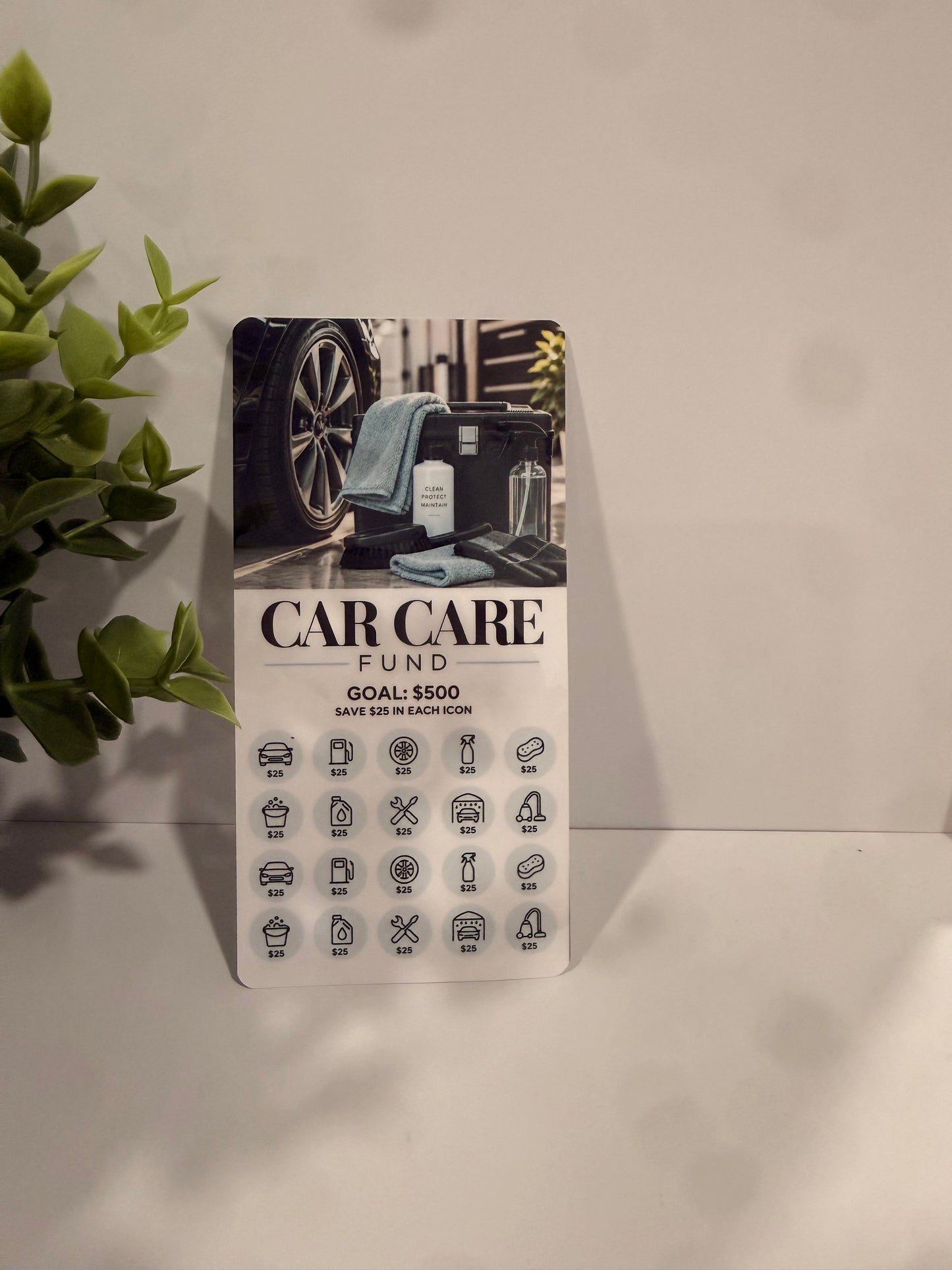 Car Care Fund Savings Challenge