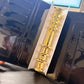 The Haze | A6 Personal Patent Leather Budget Binder with Gold Rings