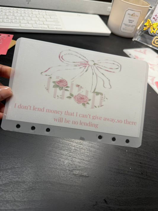Coach Cherry Matte Vellum Cash Envelopes-A5 Size-Multiple Options