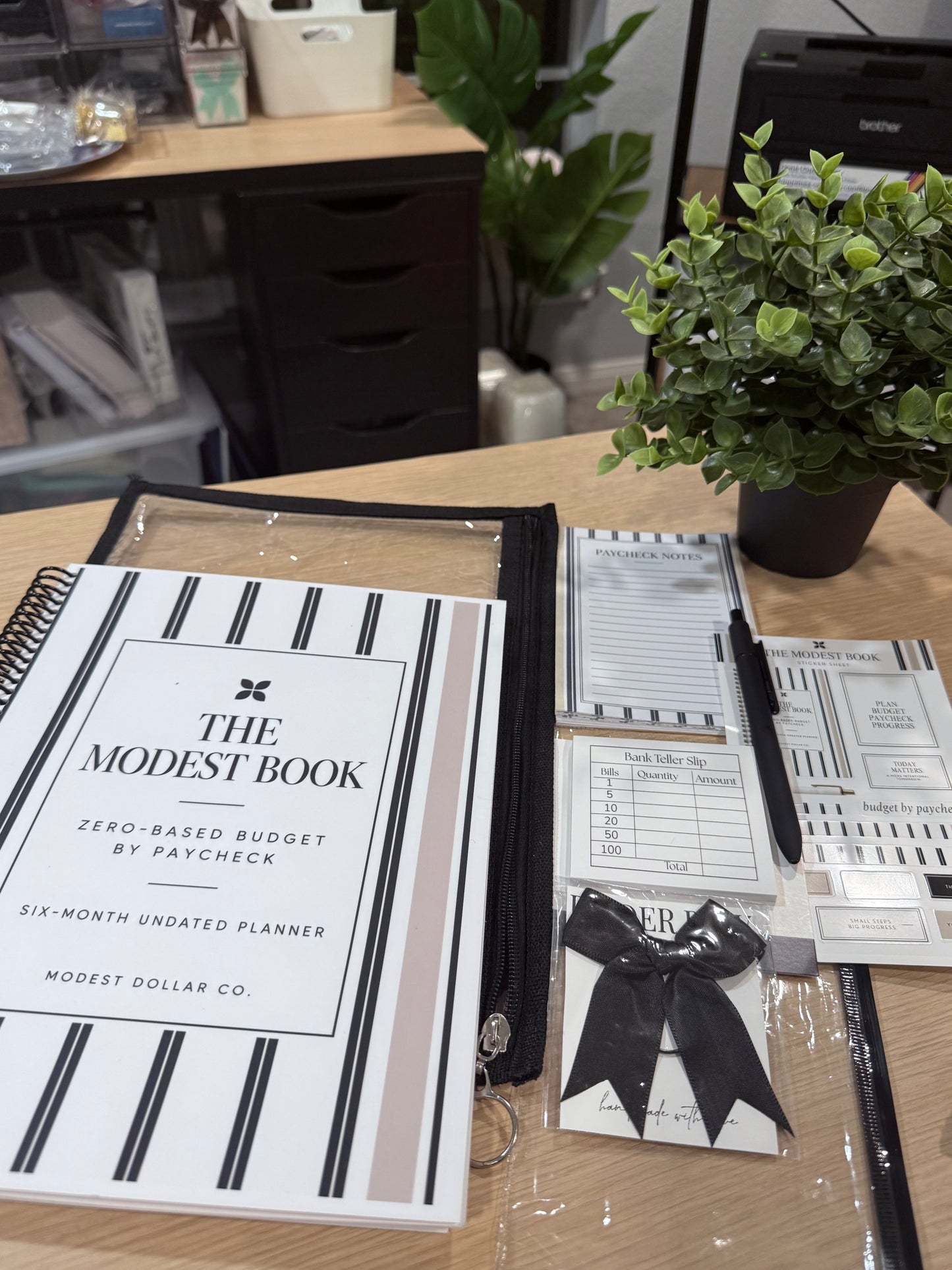 The Modest Book | 6-Month Budget Planner