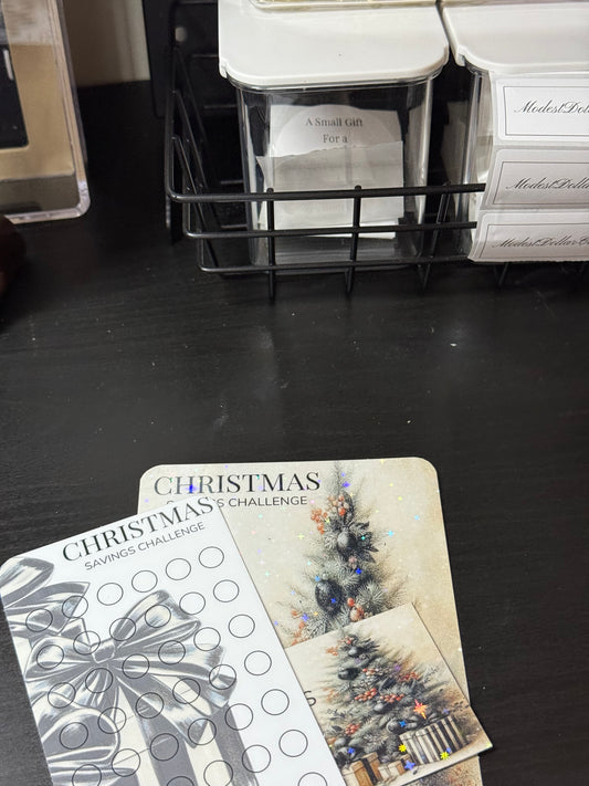 Christmas Savings Challenge Set- Blackout