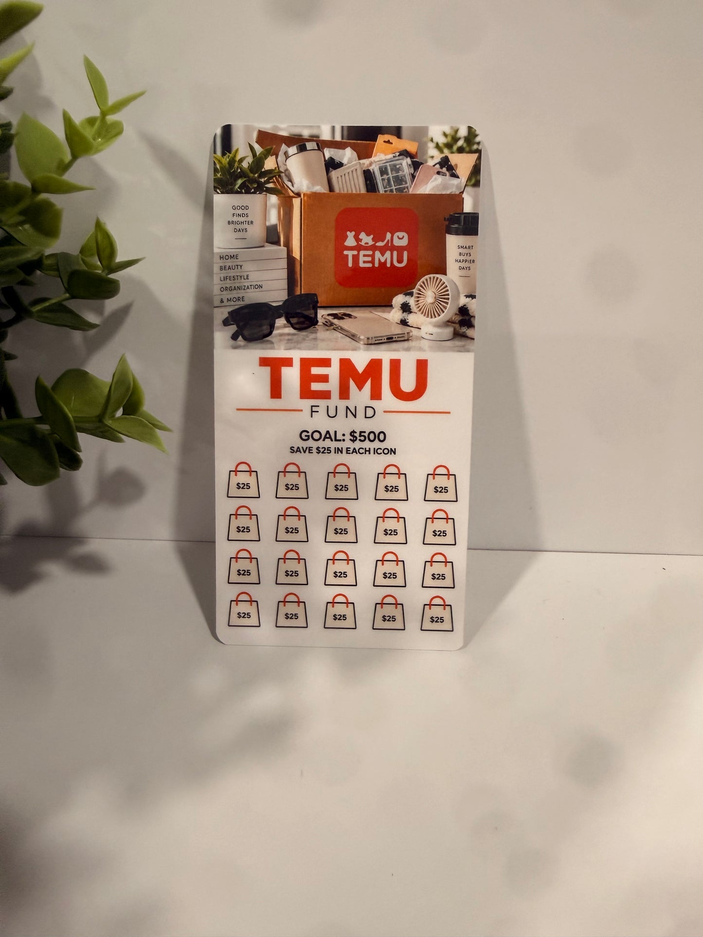 Temu Fund Savings Challenge