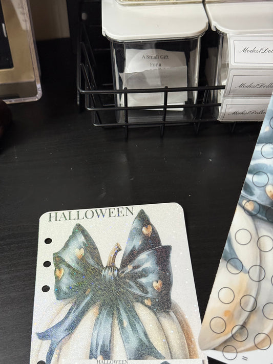 Halloween Savings Challenge Set- Cream pumpkin