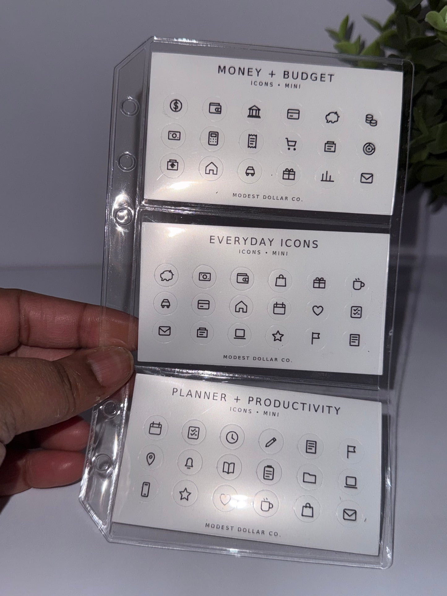 Mini Icon Sticker Trio