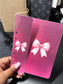Bow Dashboard/Bookmark Duo- Pink