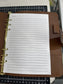 Lined Notes Inserts A5 | Premium Planner Refill