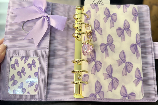 Bow Dashboard /Bookmark Duo-Multi Purple