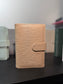 A6 Halo Gold Saffiano Binder – Gold Ring Edition