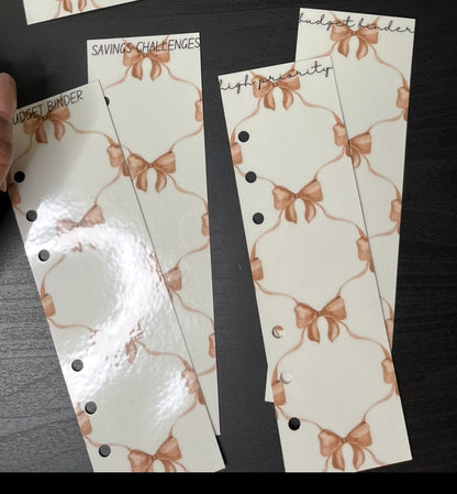 Bow Dashboard /Bookmark Duo-Multi Brown