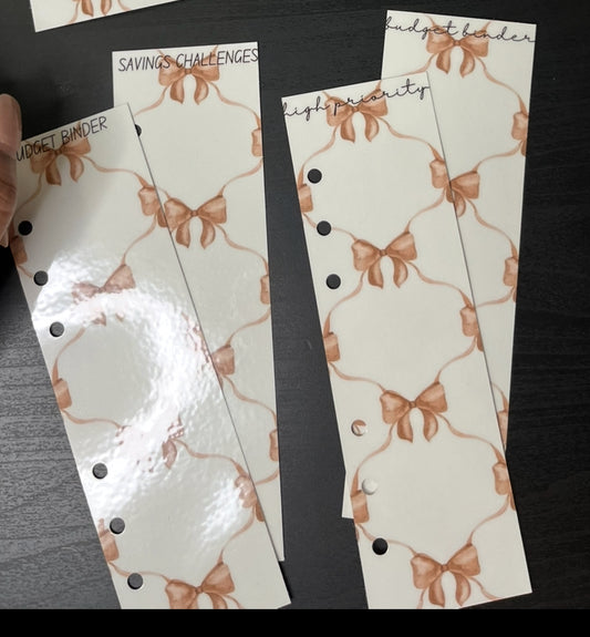 Bow Dashboard /Bookmark Duo-Multi Brown