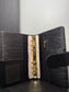 A6 Halo Gold Saffiano Binder – Gold Ring Edition