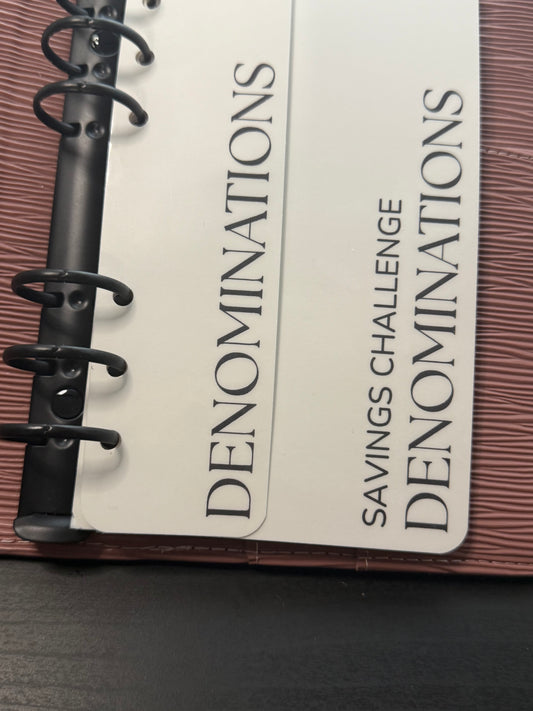 Denomination Savings Challenge Bundle – $1 to $100