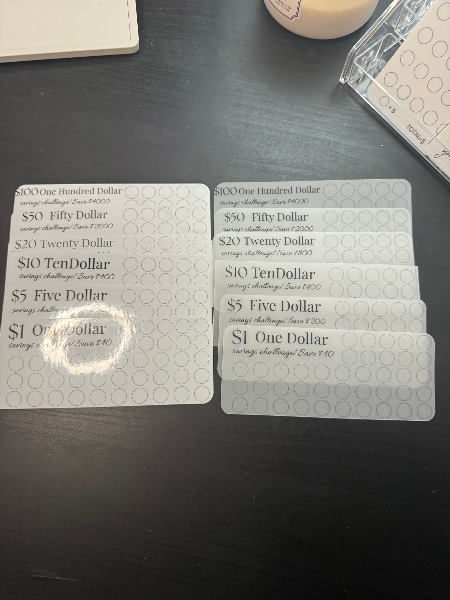 Denomination Savings Challenge Bundle – $1 to $100