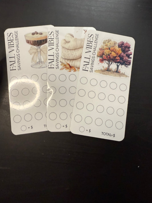 Fall Savings Challenge - Multiple Options