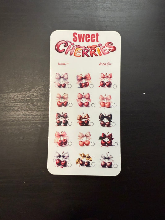Cherries Savings Challenge – A6 Tracker (Tracker Only or Duo Set)