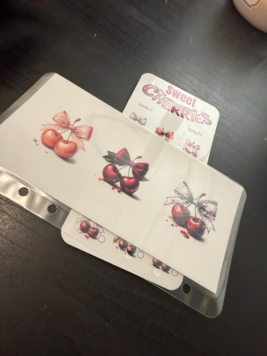 Cherries Savings Challenge – A6 Tracker (Tracker Only or Duo Set)