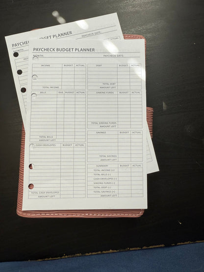 Paycheck Breakdown Inserts-minimalist - ModestDollarCo