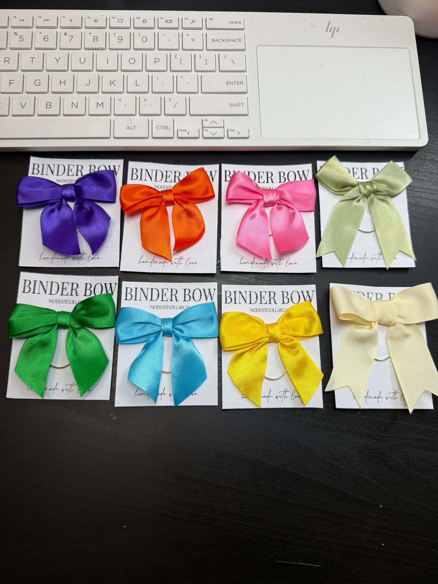 Binder Bow Collection – Satin, Waffle & Luxe Velvet | Multiple Colors