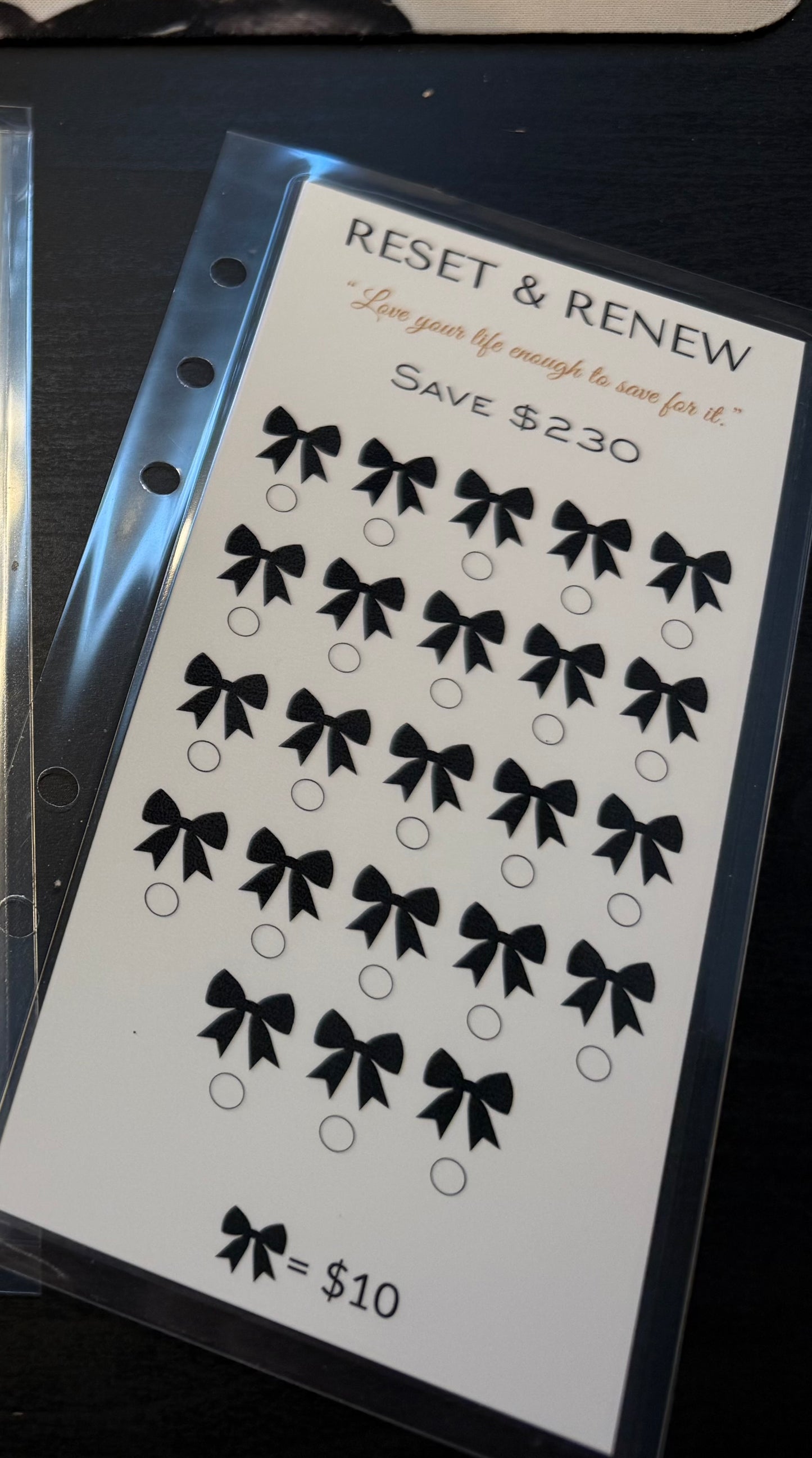 Reset & Renew Savings Challenge