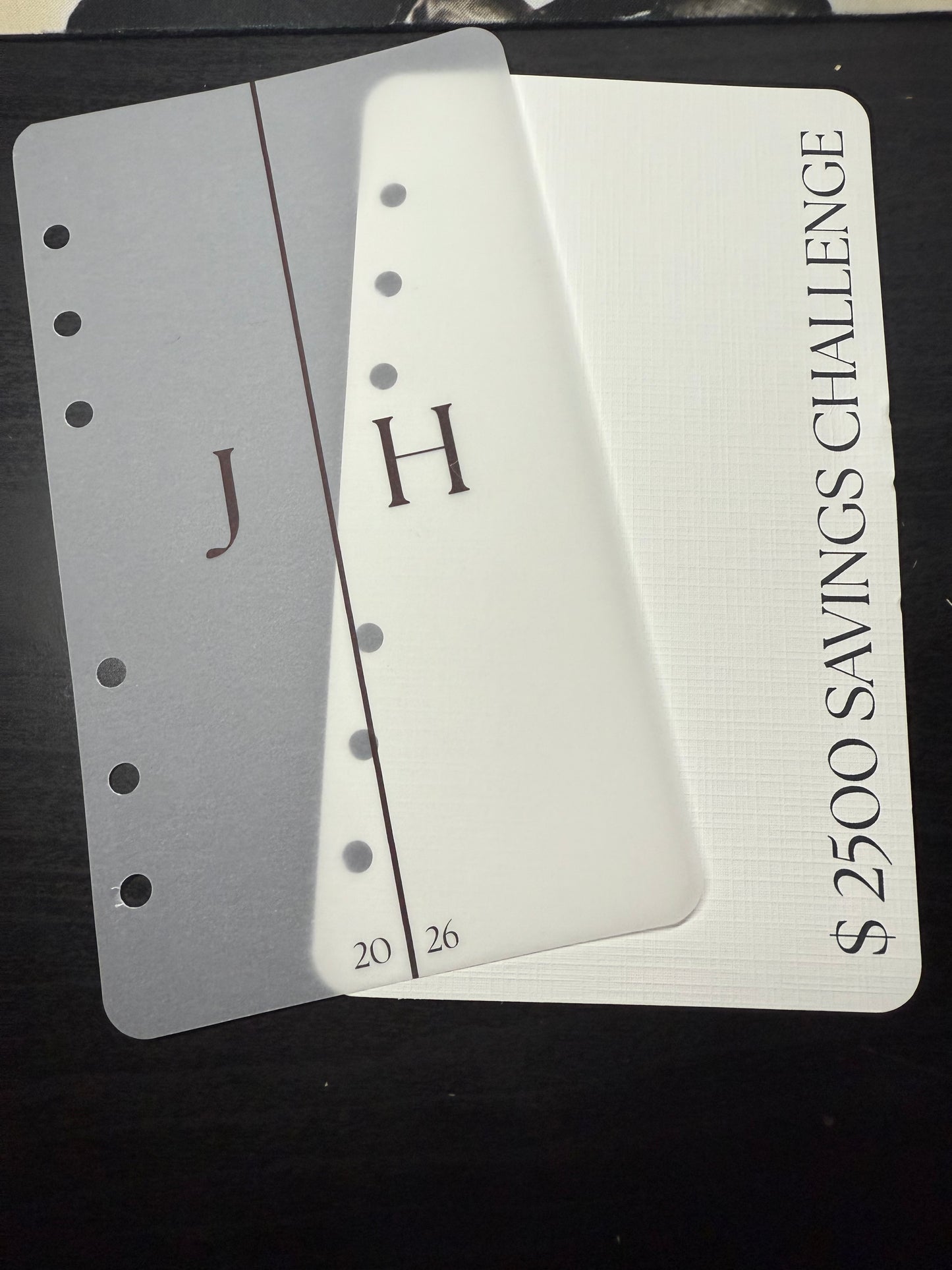 $2,500 Savings Challenge Collection – A6 Personal Savings Trackers, Bookmarks & Envelopes | Modest Dollar Co.