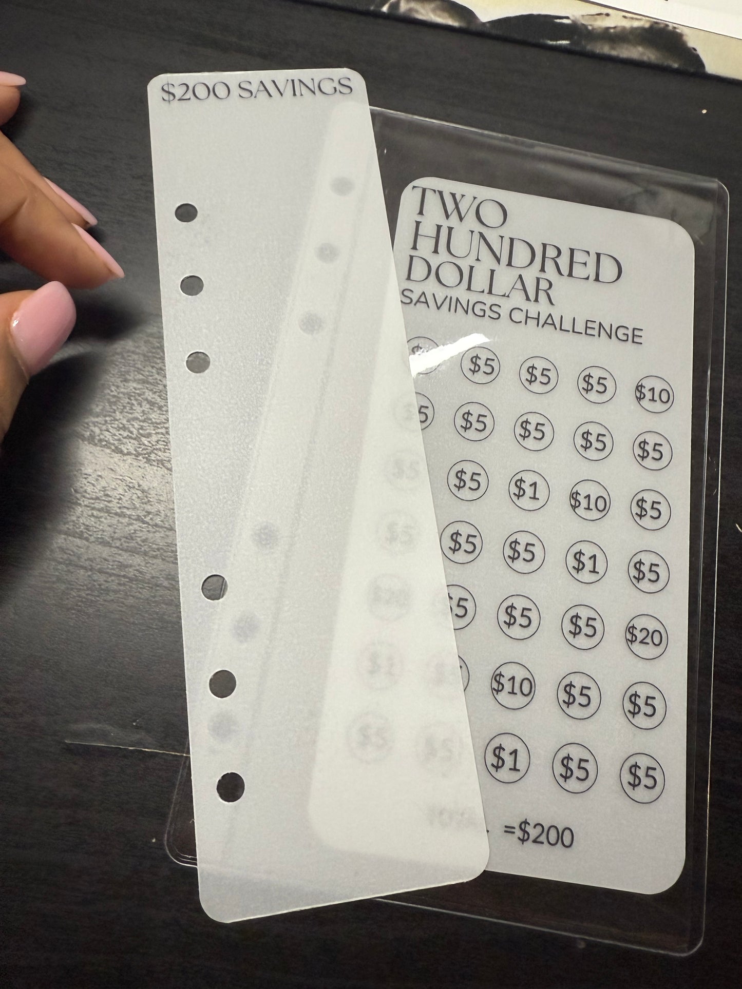 $2,500 Savings Challenge Collection – A6 Personal Savings Trackers, Bookmarks & Envelopes | Modest Dollar Co.