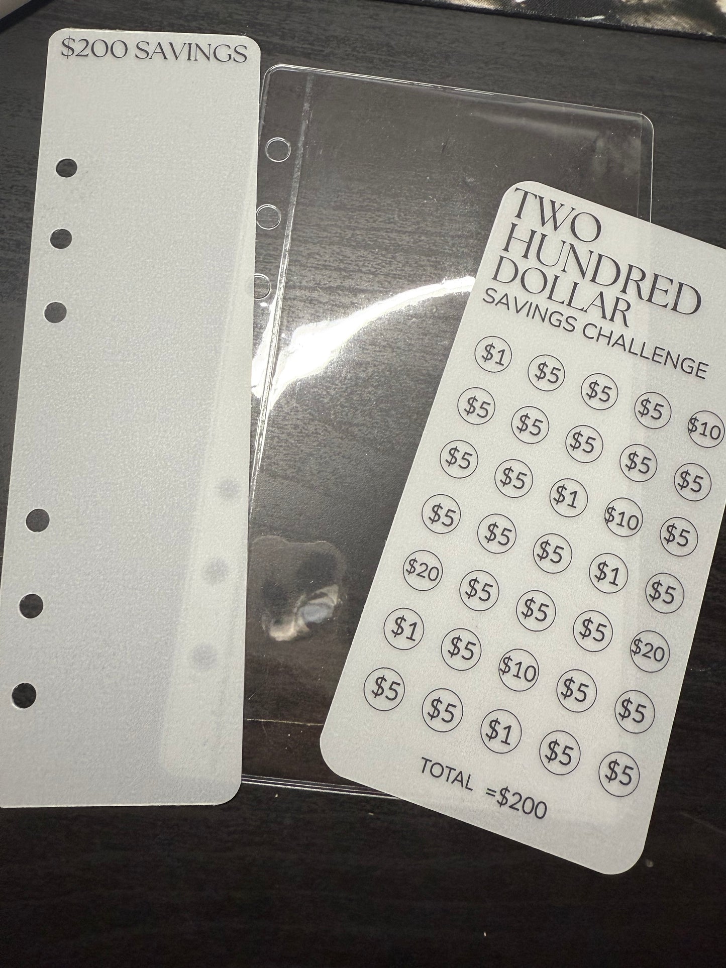 $2,500 Savings Challenge Collection – A6 Personal Savings Trackers, Bookmarks & Envelopes | Modest Dollar Co.