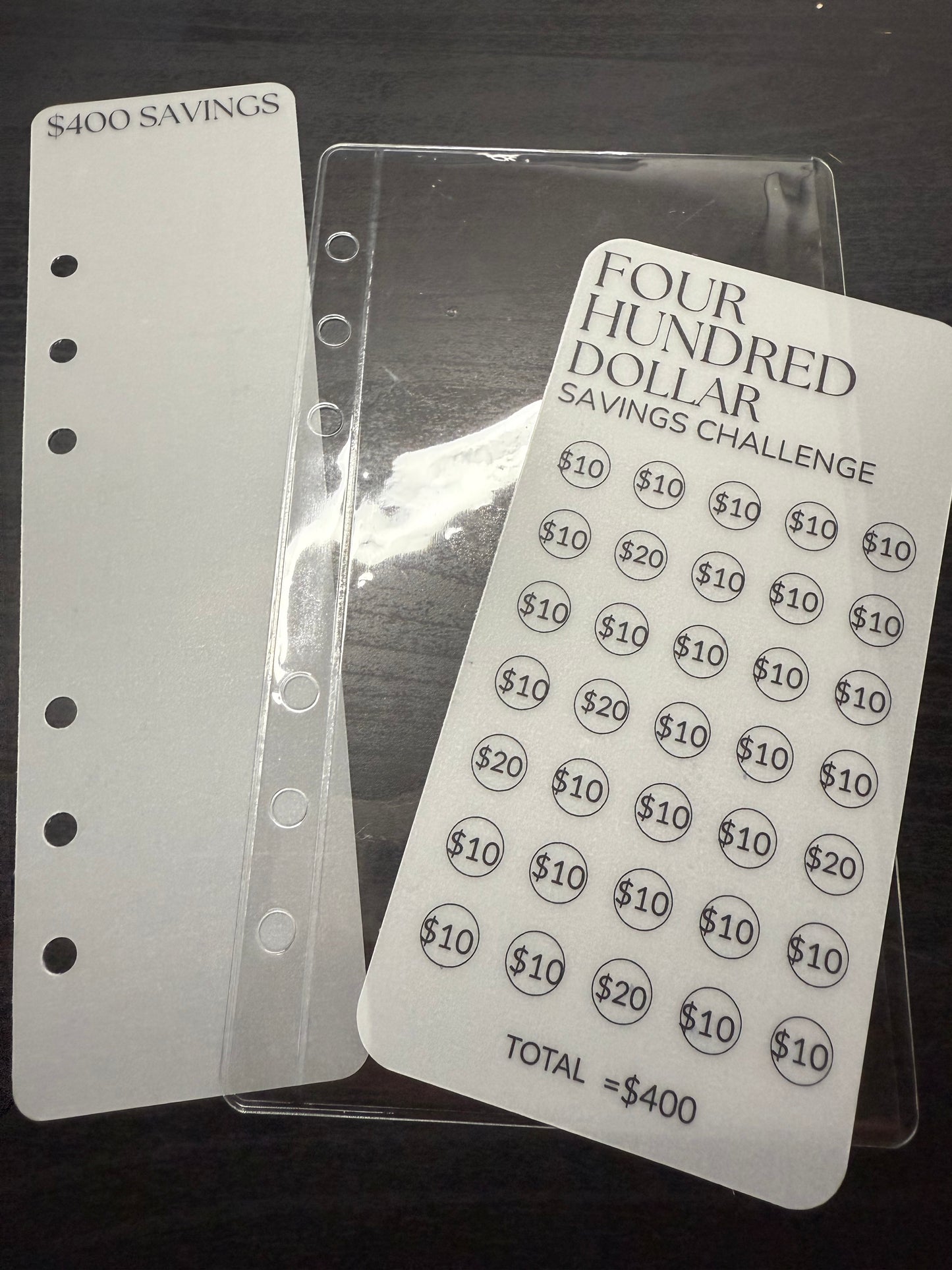 $2,500 Savings Challenge Collection – A6 Personal Savings Trackers, Bookmarks & Envelopes | Modest Dollar Co.