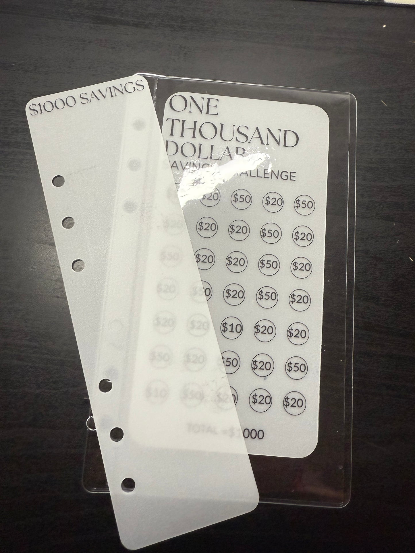 $2,500 Savings Challenge Collection – A6 Personal Savings Trackers, Bookmarks & Envelopes | Modest Dollar Co.