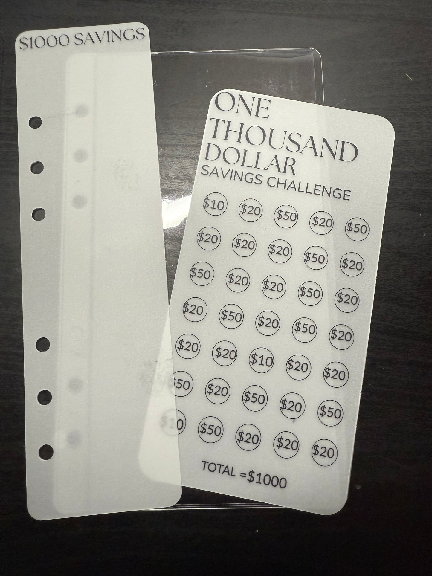 $2,500 Savings Challenge Collection – A6 Personal Savings Trackers, Bookmarks & Envelopes | Modest Dollar Co.