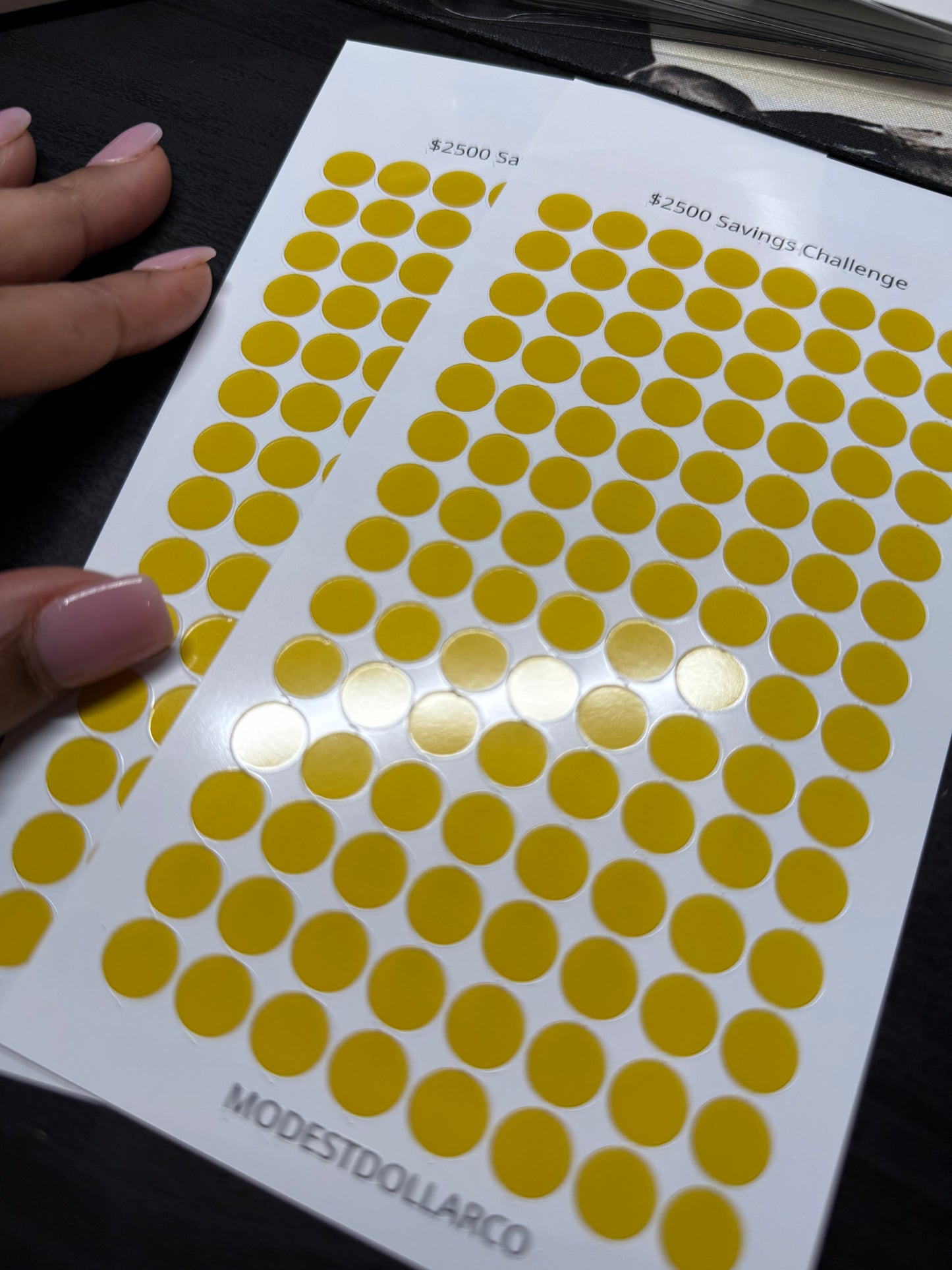 $2,500 Savings Challenge Collection – A6 Personal Savings Trackers, Bookmarks & Envelopes | Modest Dollar Co.