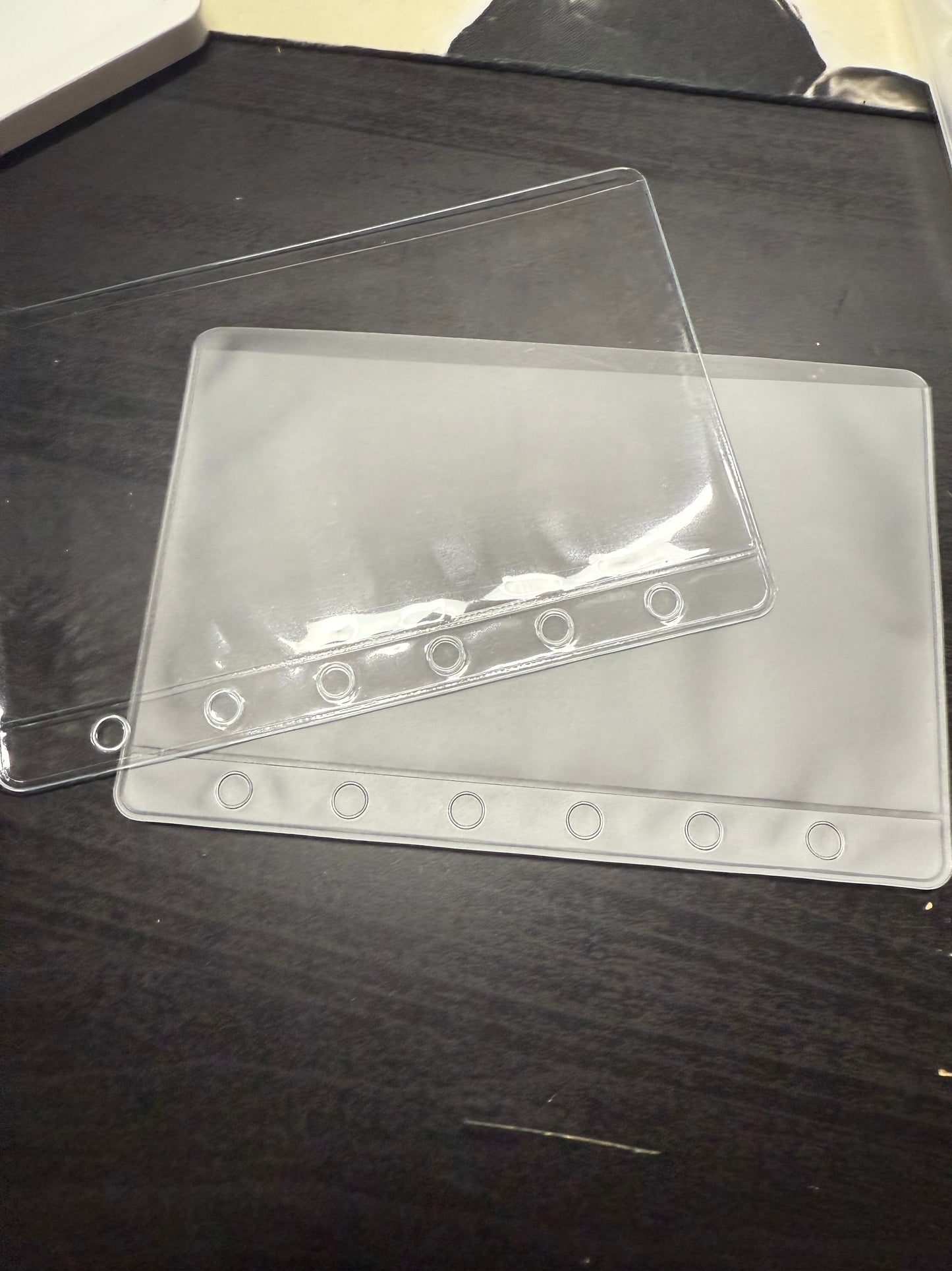 Soft PVC Cash Envelopes – Zipper less • Crystal Clear & Frosted • A7, A6 Personal, A5