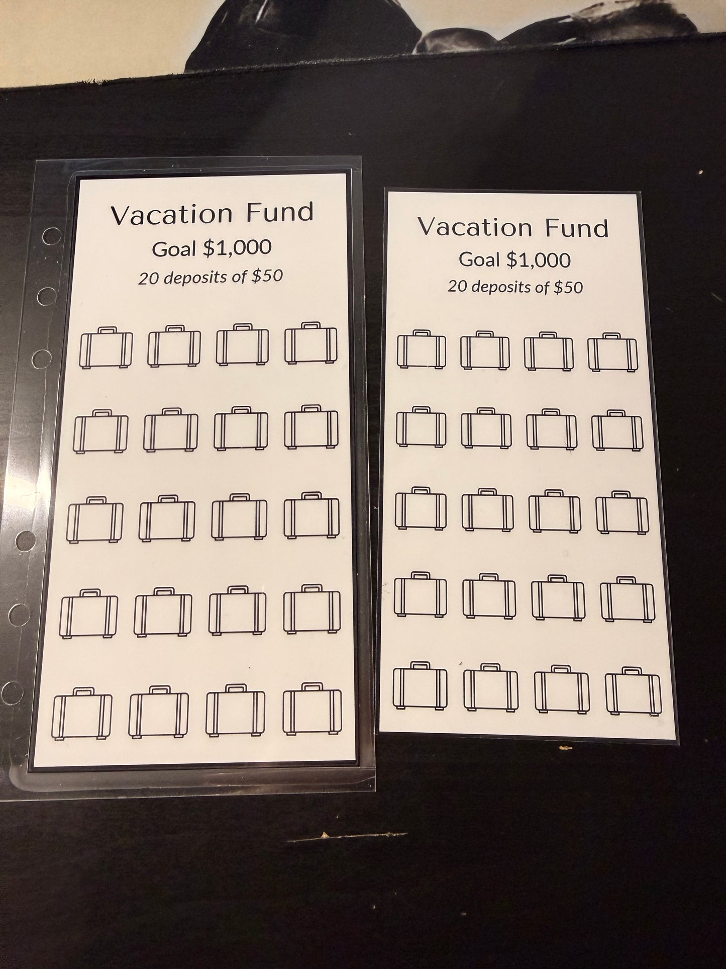 Vacation Fund Savings Challenge – A6 Personal