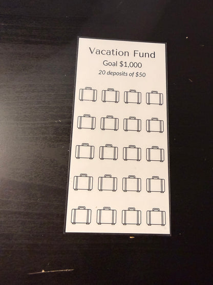 Vacation Fund Savings Challenge – A6 Personal