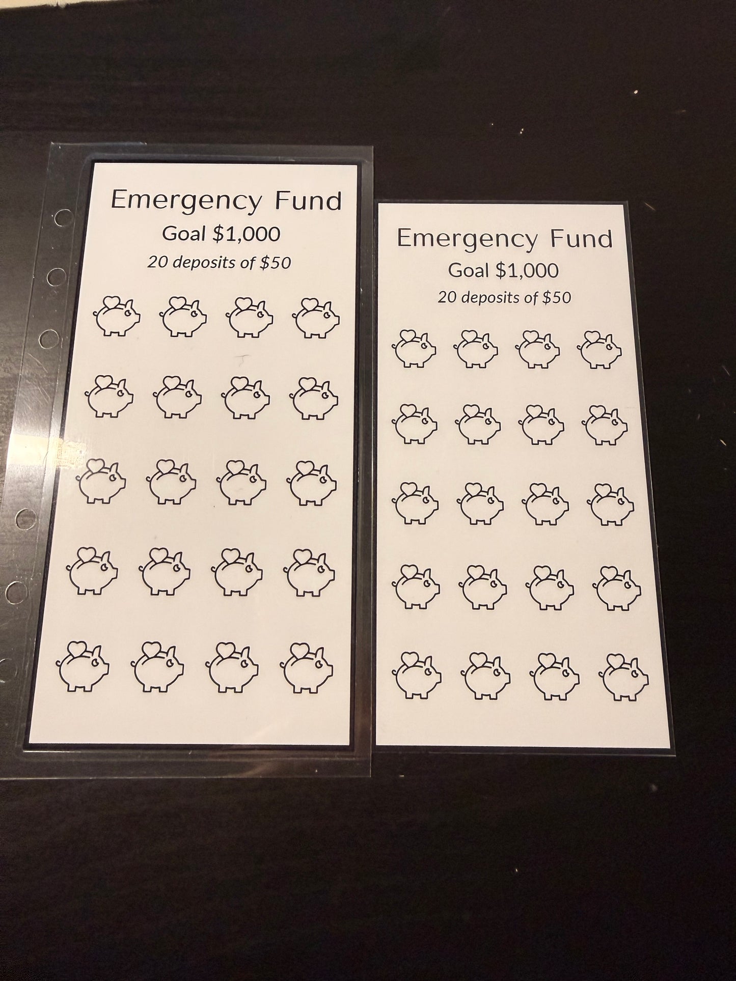 Emergency Fund Savings Challenge – A6 Personal