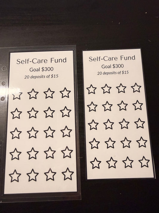 Self-Care Fund Savings Challenge – A6 Personal