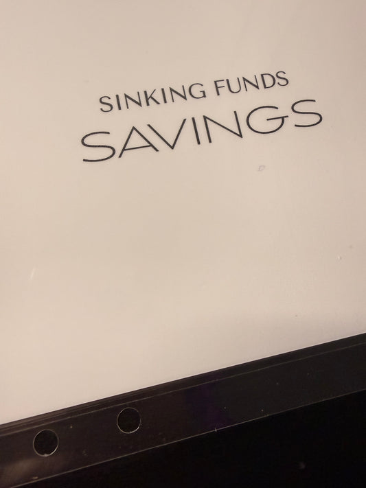 Minimalist Duo Label Cash Envelopes – A7 Size