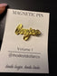 Boujee Script Magnetic Pin — Color Options