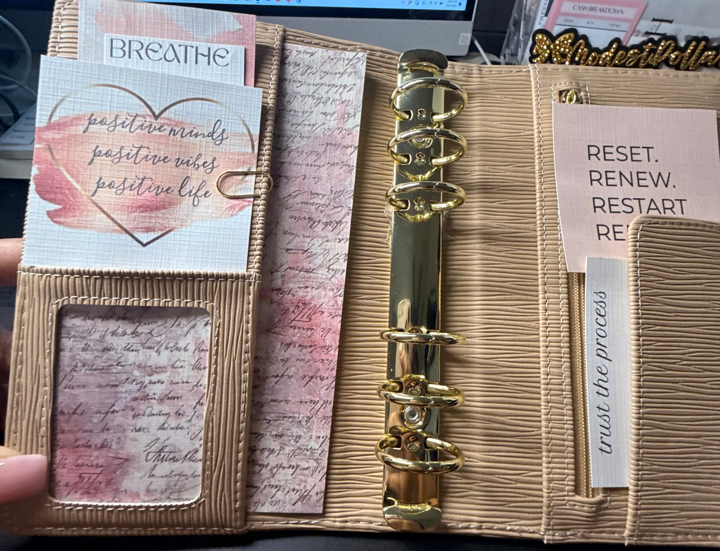 BINDER DECOR PACK — Linen Junk Journal Cards (7-Pack)