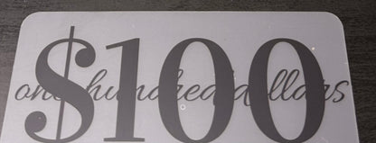 Cash Placeholder— Written Font