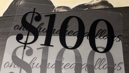 Cash Placeholder— Written Font