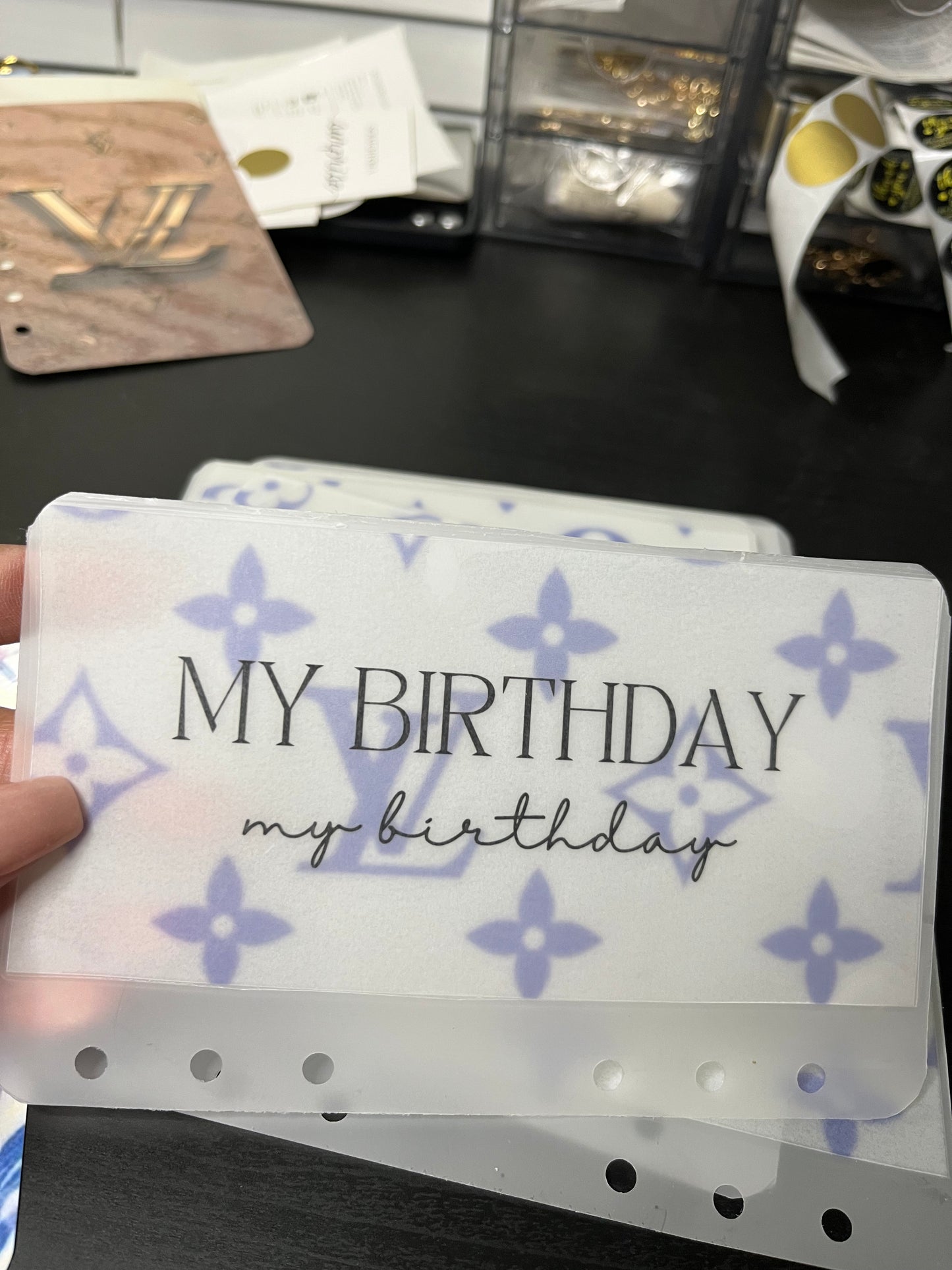 Luxe Matte Vellum Cash Envelopes -A5 Size